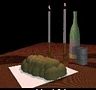 Challot Wine Candles Setting