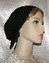 Black Batiste Self Tying Snood Headcoverings