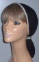 Black Batiste Ecru Cording Head Coverings