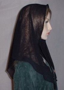 Headcovering - Blue Denim Tiechel Scarf