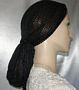 Black Sheer Design Snood Headcoverings