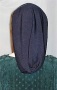 Black Turquoise Jacquard Band Snood Head Covering