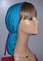 Turquoise Batiste Snood Headcoverings