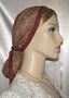 Bronze Paisley Band Ties Snood Head Coverings