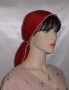 Burgundy Batiste Snood Head Coverings