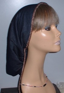 Blue Denim Snood Headcovering