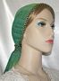 Green Fade Poly Blend Tiechel Head Covering