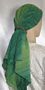 Green Fade Poly Blend Tiechel Headcoverings