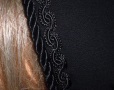 Black Lined Snood Headcovering #4