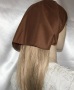 Miriam Brown Batiste Mimkhatah Kerchief Hair Covering
