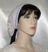 Noa Lavender Floral Mimkhatah Kerchief Headcovering