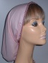 Pink Batiste Snood Head Coverings