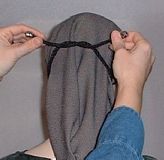 Tying a Snood Head Covering Instruction #2