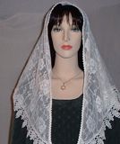 Tying Mantilla Veil Headcoverings Instruction