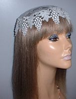 White Lace Buchari Style Kippah