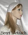White Net Seret Metzach Headband Head Covering