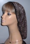 Black Gold Sparkle Snood Headcovering