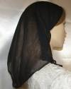 Sheer Scarves Black Sheer Scarf