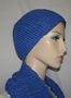 Royal Blue Crochet Frik Cap and Scarf Set Royal Blue Crochet Frik Cap and Scarves