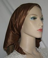Cinnamon Sheer Satin Mitpachat