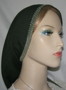 Hunter Green Rayon Snood
