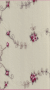 Taupe Embroidered Sheer Fabric with Burgundy, Pink, Ivory & Brown Miniature Roses Taupe Embroidered Sheer Fabric