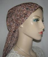Brown Floral Gauze Cotton Mitpachat