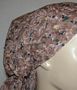 Brown Floral Gauze Cotton Scarf