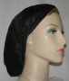 Small Black Cotton Crochet Snood