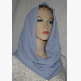 Periwinkle Loop Scarf Periwinkle Polyester Infinity Scarf