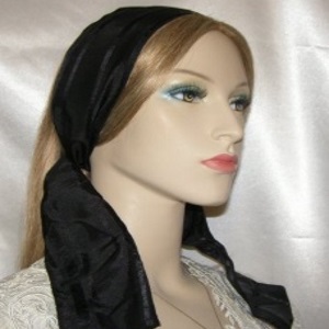 Black Satin Headband