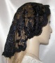 Black Satin Stitch Venise Trimmed Ester Mimkhatah