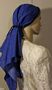 Cotton Blue Design Scarves Tiechels Head Coverings