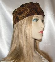 Brown Multi Paisley Buchari Kippah