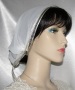 Sarah White Sheer Mimkhatah Kerchief Hair Covering