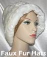 White Faux Fur Hat