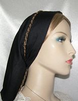 Black Batiste Band Snood