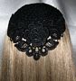 Black Kippah Black Venise Applique Kippas