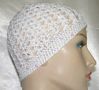White Crochet Frik Kippah