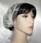 Yehudit Ivory Floral Lace Mimkahtah Kerchief Head Covering