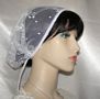 Yehudit White Net Lace Kerchief Headcovering