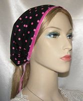 Yeled Black Pink Polka Dot Design Mimkhatah