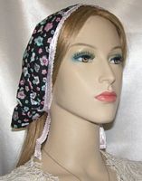 Child's Black Aqua Pink Floral Design Mimkhatah