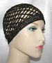 Black Gold Metallic Net Frik Kippah