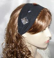 Black Jeweled Head Band