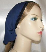 Channah Navy Poly Sheer Mimkhatah