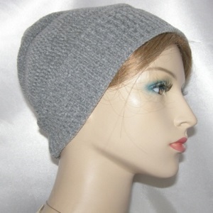 Gray Chenille Knit Frik Hair Coverings