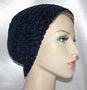 Navy Chenille Frik Kippah
