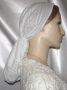 White Eyelet Snood Tiechel