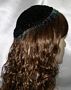 Black Chenille Yarn Kippah